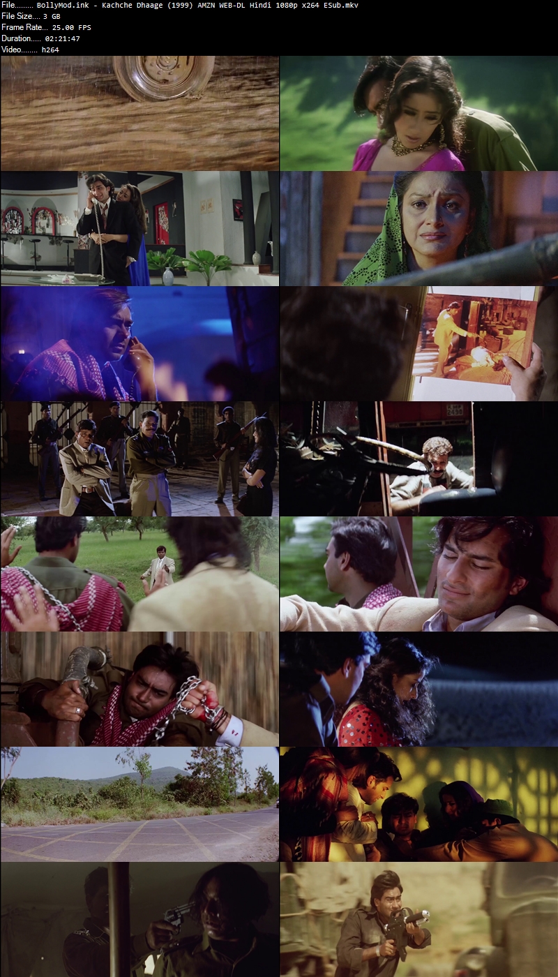 BollyMod.Net - Kachche Dhaage (1999) AMZN WEB-DL Hindi 1080p x264 ESub